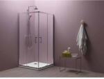 Kolpa San ECO QUAT TKK 90x90 szögletes, tolóajtós zuhanykabin, Ezüst (KLP-538560)