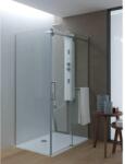 Kolpa San Virgo UNI TK 120x90 felső sínrendszerű, tolóajtós zuhanykabin, Ezüst (KLP-513200)