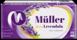 Müller papírzsebkendő 100 db Mézes Levendula 3 rétegű