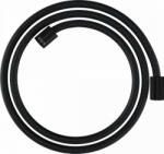 Axor ShowerSolutions textilszálas zuhanycső hengeres anyákkal 1, 6 m, matt fekete 28261670 (28261670)