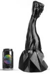 Dark Crystal Tonis Dark Crystal - prémium, fekete üveg dildó 29 x 11 cm