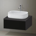 Duravit Zencha alsószekrény 65x55 cm 1 fiókkal, strukturált fekete/matt grafit ZE4810063800000 (ZE4810063800000)