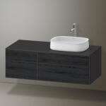Duravit Zencha jobbos alsószekrény 130, fiókrendező nélkül, fekete tölgy/matt grafit ZE4827016800000 (ZE4827016800000)