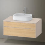 Duravit Zencha alsószekrény 100, fiókrendező nélkül, natúr tölgy/matt taupe ZE4821030830000 (ZE4821030830000)