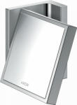 Hansgrohe Universal négyszögletes borotválkozó tükör szálcsiszolt fekete króm 42649340 (42649340)