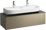 Laufen Sonar titán alsószekrény 117, 7x45, 7x34, 1 cm egy fiókkal, kerámia pulttal H4054610341421 (H4054610341421)