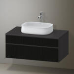 Duravit Zencha alsószekrény 100, fiókrendező nélkül, strukturált fekete/matt grafit ZE4821063800000 (ZE4821063800000)