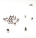  Gyöngy alkatrész- fémköztes golyó 2mm 20db/csomag ezüst