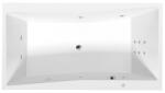  Polysan Quest akril kád Hidro rendszerrel 180x100x49 cm, fehér 78511H (78511H)