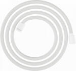 Axor ShowerSolutions textilszálas zuhanycső kúpos és hengeres anyával 2 m, matt fehér 28290700 (28290700)