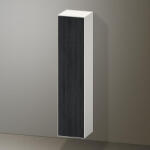 Duravit Zencha magas szekrény 176x40 cm, jobbos, fekete tölgy/matt fehér ZE1352R16840000 (ZE1352R16840000)