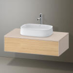 Duravit Zencha fiókos alsószekrény 100, fiókrendező nélkül, natúr tölgy/matt taupe ZE4811030830000 (ZE4811030830000)