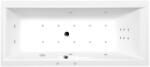  Polysan Cleo akril kád Hidro Air rendszerrel 180x80x48 cm, fehér 95611HA (95611HA)