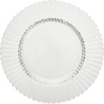FORTESSA Archie Farfurie plată din sticlă, ø: 215 mm, transparent