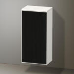 Duravit Zencha középmagas szekrény 81, 9x40 cm, balos, texturált fekete/matt fehér ZE1350L63840000 (ZE1350L63840000)