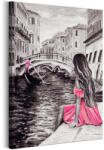 Artgeist Kép - Woman in Venice (1 Part) Vertical