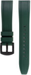 Edelwolle szilikon óraszíj, zöld, 20mm - oraszij