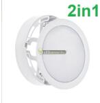 spectrumLED ALGINE 12W 2in1 kerek fehér LED mennyezeti lámpa melegfehér 2évG SLI037028WW_PW (SLI037028WW_PW)
