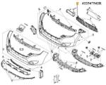 Original Renault Grila ventilatie, bara protectie ORIGINAL RENAULT 62 25 475 42R (62 25 475 42R)