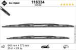 SWF Lamela stergator SWF 116334 (116334)