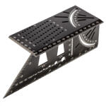Neo Tools Jelölő sablon 3D, derékszög, vonalzó, szögmérő, alumíniumötvözet (72-115) - storeplace