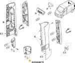 Original Renault Lampa spate ORIGINAL RENAULT 8200968070 (8200968070)