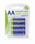 Gembird Ceruzaelem AA 4db/csomag újratölthető 2000mAh Gembird (EG-BA-AA20R4-01)