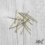  Szerelőpálca talpas - antik bronz, 3 cm (100 db)