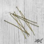  Szerelőpálca talpas - antik bronz, 5 cm (100 db)