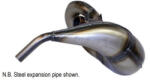 DEP PIPES KTM 2 ÜTEMŰ KTM50 SX 09-ON / HVA TC 50 16-ON Nikkel Bevonat MX - FS** 5060630144845 DEPT2509 (DEPT2509)