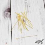  Hurkos szerelőpálca - arany, 5 cm (100 db)