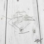  Szerelőpálca talpas - ezüst, 2, 8 cm (100 db)