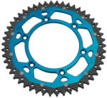 MOOSE Racing Hard-parts Hátsó Lánckerék / 52 Fog / 520 Pitch / Kék/natur / Alumínium/acél 1210-897-52-12x (1210-897-52-12x)