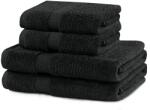 Inne home & lifestyle törölköző készlet Marina 4 db fekete, 0 - fekete Univerzális méret