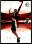 Upper Deck 2005-06 SP Authentic #72 Zach Randolph