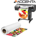 ACCENTA Rola hartie plotter, foto lucioasa, microporoasa, 185 g/mp, A1+, 610 mm x 30 m, ACCENTA