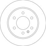 TRW Disc frana TRW DF6596S (DF6596S)