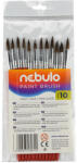 Nebulo Ecset 10-es festett nyéllel 12 db/csomag, Nebulo