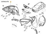 Original Renault Lampa spate ORIGINAL RENAULT 265506147R (265506147R)