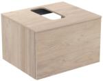 Ideal Standard Dulap baie suspendat Ideal Standard Adapto pentru lavoar, 60 cm, maro deschis, blat cu decupaj (U8594FF)