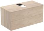 Ideal Standard Dulap baie suspendat Ideal Standard Adapto pentru lavoar, 105 cm, maro deschis, blat cu decupaj (U8597FF)