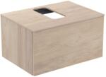 Ideal Standard Dulap baie suspendat Ideal Standard Adapto pentru lavoar, 70 cm, maro deschis, blat cu decupaj (U8595FF)