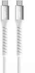 Leki Кабел Leki bycph Pro от USB-C към USB-C, 100W, 1m, Бял (9-64)