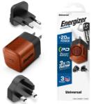 Energizer Зарядно устройство Energizer A20MU, USB-C, EU, UK, US, 20W, Дърво (A20MUWO)