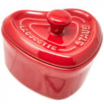 STAUB Керамичен съд за печене във формата на сърце Staub 40511092, За мъфини и суфлета, 10 см, 200 мл, До 300C, Червен (40511092)