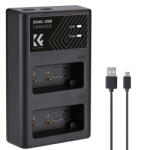 K& F Concept dupla töltő LP-E17 akkumulátorhoz (KF-28-0008)