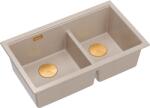 Quadron Logan chiuveta graniteq 76x45 cm bej HQL7645U2_PVDC1_U (HQL7645U2PVDC1U) Chiuveta