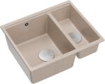 Quadron Logan chiuveta graniteq 55x46 cm bej HCQL5646U2-BS_U (HCQL5646U2BSU) Chiuveta