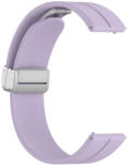 Techsuit - 20 mm-es óraszíj (W011) - Samsung Galaxy Watch 4/5/Active 2, Huawei Watch GT 3 (42 mm)/GT 3 Pro (43 mm) - Lila
