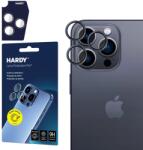 3mk Protection Apple iPhone 16 Pro /16 Pro Max - HARDY Lencsevédő Pro Fekete üvegfólia